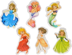 Dėlionė vaikams Princesės 6 viename