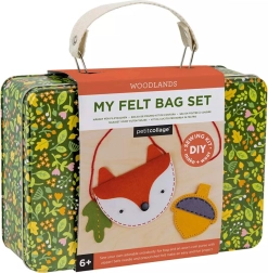 Kūrybinis rinkinys rankinė lapė ir piniginė gilė PETIT COLLAGE