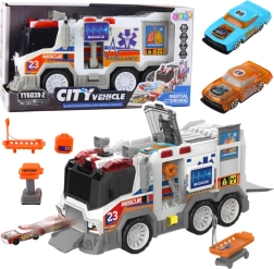 Miesto greitosios pagalbos automobilis – žaislas su šviesomis ir garsais