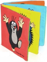 Tekstilinė čežanti išskleidžiama knygelė KURMIS 10 × 10 cm