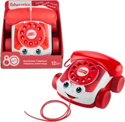 Telefonas Fisher-Price Chatter – 80-mečio MATTEL jubiliejinė laida, raudonas