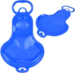 Plastic Children's Sled for Snow with Handle