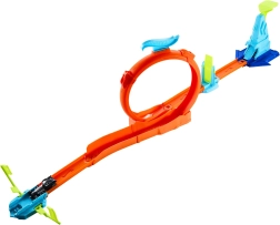 Hot Wheels kaskadinė trasa su kliūtimis