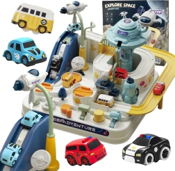 Woopie interaktyvus kosminių nuotykių automobiliukų trasa