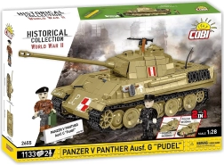 Konstruktorius COBI Panzer V Panther Ausf. G „Pudel“ – 1133 detalės