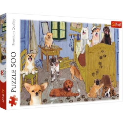Puzzle 500 pieces – VAN GOGH’s Room: Dog Revolution Trefl
