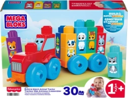 Mega Bloks traktorius su gyvūnėliais
