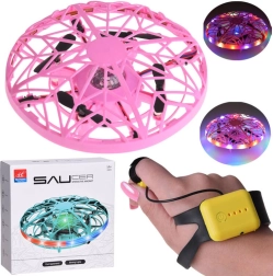LED dronas valdomas ranka