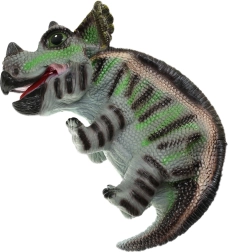 Žalias dinozauriuko rankinis lėlių teatro personažas 42 cm