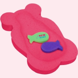 Putų maudymosi pagalvėlė New Baby Basic meškiukas, raudona