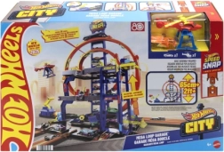 Hot Wheels City didžioji garažas su dviguba kilpa