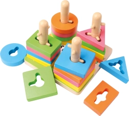 Medinis vertimo žaidimas su formomis 15 cm