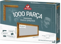 Auksinis dėlionių rėmas 96x34 cm