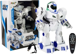 Interaktyvus nuotoliniu būdu valdomas robotas 2 viename su šokiais ir LED šviesomis