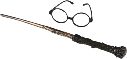 Magician Set with Wand and Glasses