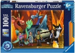 RAVENSBURGER vaikiška dėlionė KAIP PRISIJAKINTI SLIBINĄ: THE NINE REALMS xxl 100 dalių