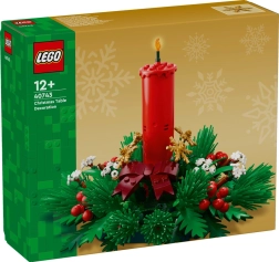 LEGO ikoniška šventinė stalo dekoracija