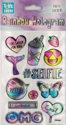 Holografiniai lipdukai „Rainbow Selfie“