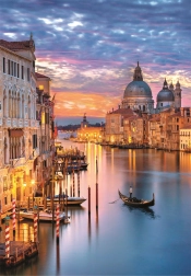 500 dalių dėlionė „Apšviestos Venecijos“