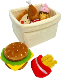 Magic Baby greitas užkandis krepšelyje – pliušinė žaislų rinkinio