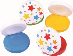 Bigjigs Toys kastanetės su žvaigždutėmis – mėlynos