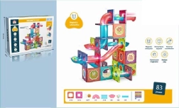Magnetic 3D Building Set, 83 Pieces with Lights