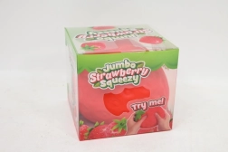 Anti-stress squeeze squishy stress ball strawberry jumbo 15 cm - 1 piece
