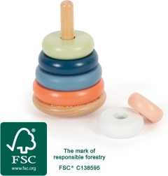 Small Foot Stacking Tower Arctic from FSC Wood