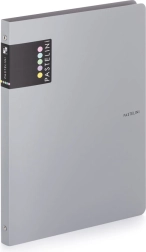 Žiedinis segtuvas A4 PASTELINI pilkas