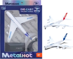 Metalinis lėktuvo modelis MetalHot Airliner 1:860 su atgaline eiga (pull-back)