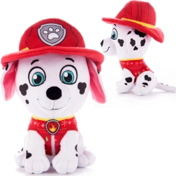Pliušinis PAW PATROL šuniukas Maršalas su kalėdiniu megztiniu, 29 cm