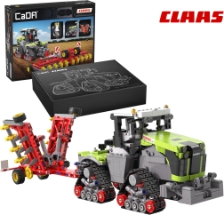 CaDA konstruktorius – CLAAS XERION 5000 TRAC TS vikšrinis traktorius 1:32 (1336 detalės)