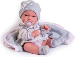 Realistiškas kūdikio lėlytė su visu viniliniu kūnu 33 cm ANTONIO JUAN