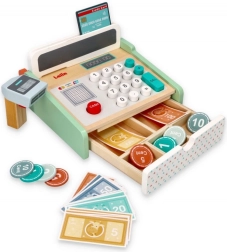 Pastelinė kasa – medinis žaislas