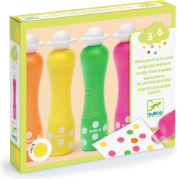 Neoniniai putų flomasteriai patiems mažiausiems nuo DJECO