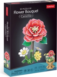 3D Puzzle Camellia Bouquet