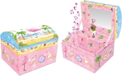 Pecoware muzikinė papuošalų dėžutė su flamingu