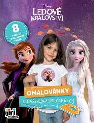 Spalvinimo paveikslėlių spalvinimo knygelė FROZEN – Ledo šalis