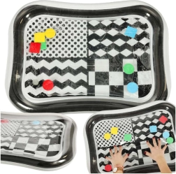 Vaikiškas jutiminis žaislas Kontrastinis vandens kilimėlis