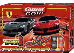 Carrera GO slot car track Ferrari Supercar Power 5.3 m with wireless controllers