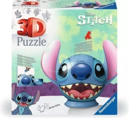 Ravensburger 3D Puzzleball Stitch su ausimis