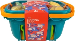 Basket with Cutting Food – Dark Green