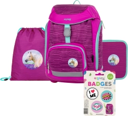School Set OXY Sherpy Pink 4-piece