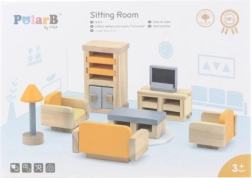 Mediniai baldai lėlių nameliui PolarB nuo Viga