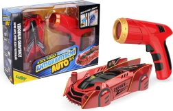 Rock Buggy antigravitacinis RC automobilis su lazeriu 15 cm raudonas