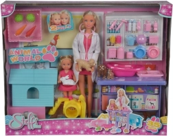 Steffi veterinarė – žaidimų rinkinys su Evi ir 4 gyvūnėliais