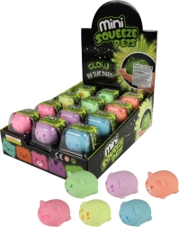 Antistresinis kamuoliukas Gyvūnėlis šviečiantis tamsoje