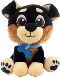 Cheerful Plush Dog 25 cm