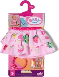 BABY born suknelė su karūna ir Pinplay sistema, 43 cm