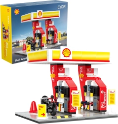 CaDA konstruktorius SHELL pastatas – mažmeninė degalinė, 305 detalių